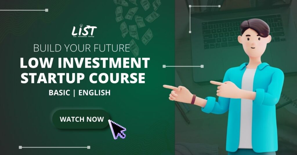 Low investment startup course